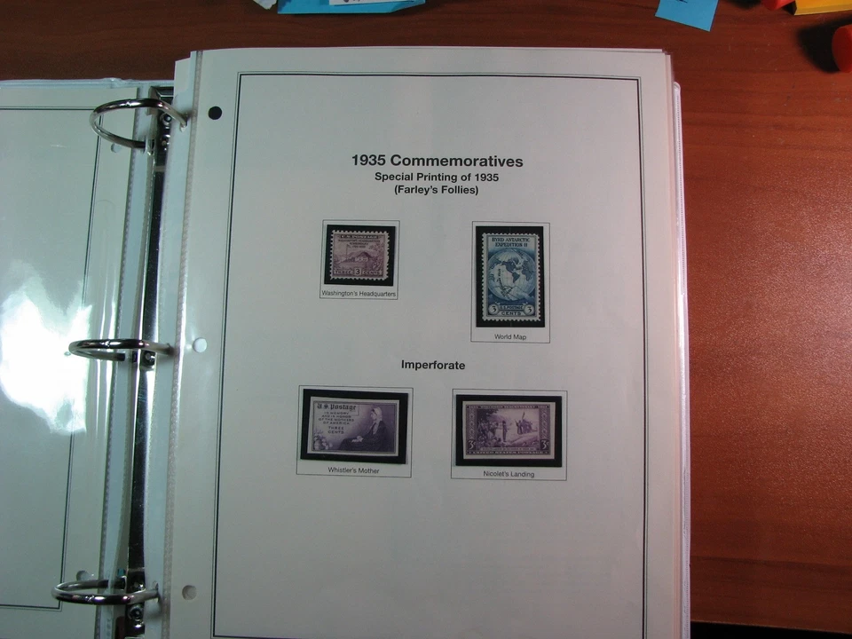 US Stamp Album of Plate Blocks Read note on description H345 Book 1 - Image 2 of 4