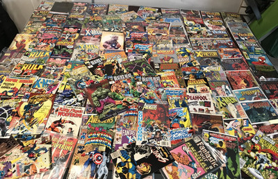 Marvel Comics 110 Comic book lot collection Spider-Man Hulk X-men and more!