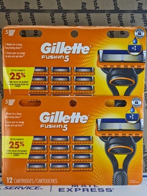 Gillette Fusion 5 Razor Blades Replacement Cartridges 24-Pack (2-Packs of 12)