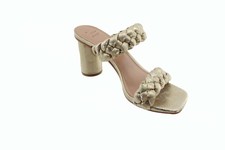 Women Sandals A New Day Women Basil Heeled Sandals Size 6.5 Gold