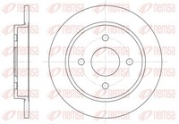 2X Bremsscheibe Remsa 6155.00 FüR GBC Sierra Focus GB4 Ford Fiesta GBG DNW 2 BNG