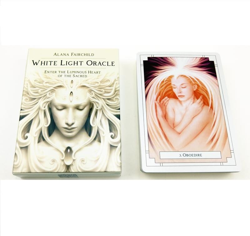 White Light Oracle: Magical Tarot Deck Card Divination English Family Board Game