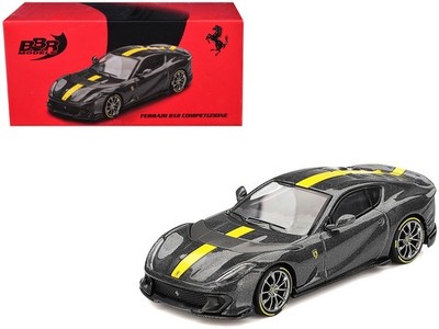1/64 Ferrari 812 Competizione 2021 Grigio Grey Model Car by BBR