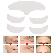 5Pcs Anti Wrinkle Silicone Patch Pad Skin Lifting Reusable Washable Forehead Eye