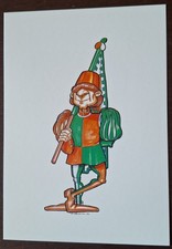 Cartolina Alfiere Contrada della SELVA Giuseppe AMADIO Palio di Siena 