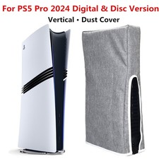 Dustproof Sleeve for PS5 Pro Console Gaming Vertical Dust Cover Protective Cover