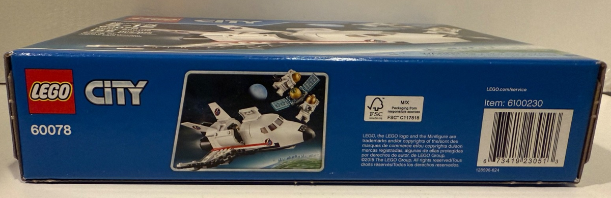 LEGO City Space Explorer Lot Space Utility Shuttle 60078, 60077