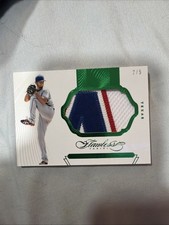 2016 PANINI FLAWLESS YU DARVISH GREEN JUMBO PATCH /5