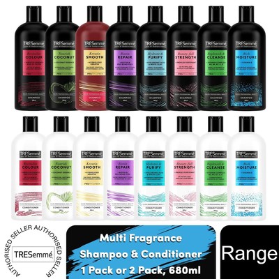 Tresemme Shampoo & Conditioner Set 680ml mit Vitaminen B, C & E für alle Haartypen