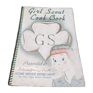 Rare Vintage 1949 Girl Scout Cook Book Home Service Dep. Ohio Public Service Co