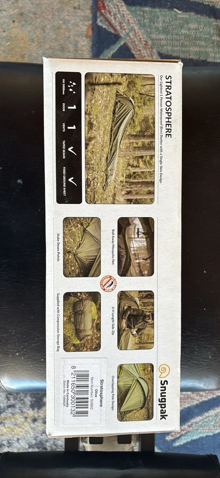 Snugpak | Stratosphere | Refugio | 1 Persona | 5000mm Exterior 100% Impermeable Foto 3 de 3