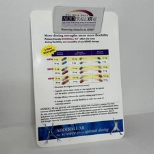 Vintage 2002 Adderall XR Promo Promotional Clipboard ADHD Advertising Doctor
