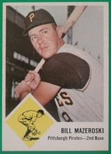 Top 10 Bill Mazeroski Baseball Cards 15