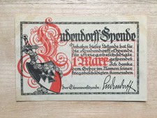 DAROWIZNA LUDENDORFF: 1 marka dla poszkodowanych wojennie, lekko używana