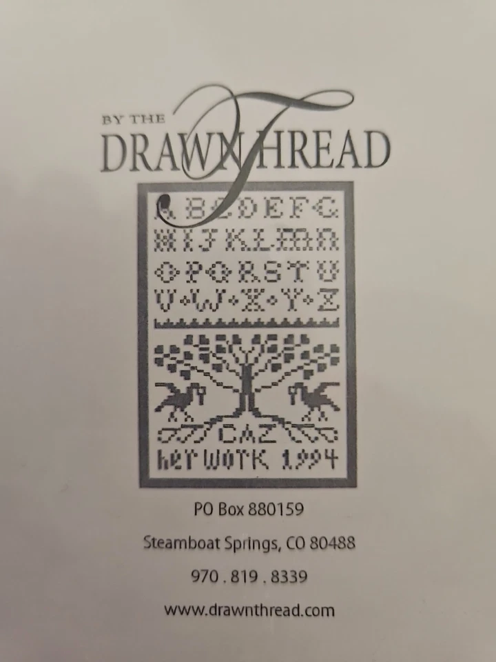 The Drawn Thread TOCCATA NUMBER FIVE Counted Cross & Specialty Stitch Pattern - Image 4 of 4