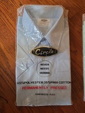 Vintage Circle Mens Dress Shirt Made In Korea