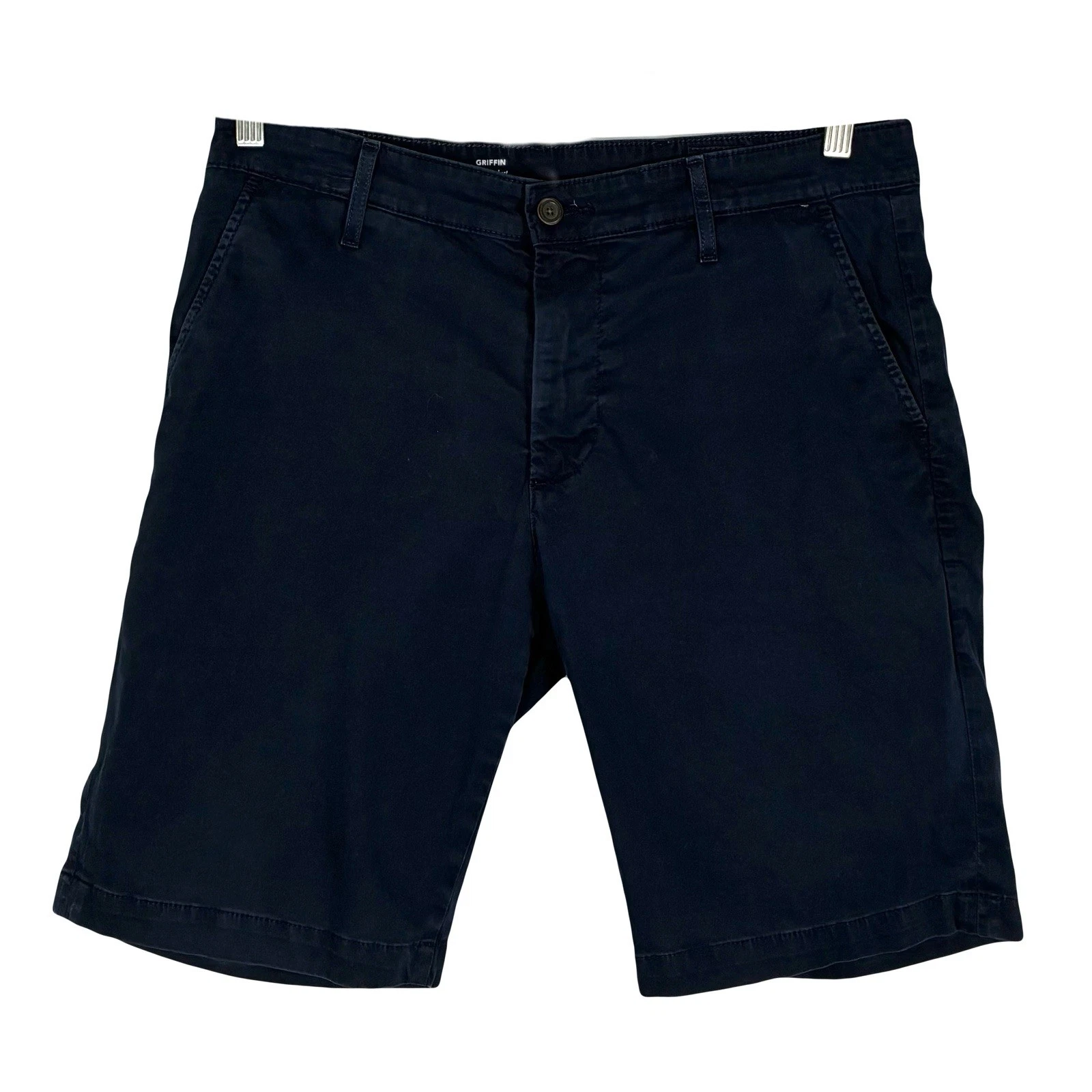 Adriano Goldschmied Navy Griffin Relaxed Shorts Men’s 33 Preppy Casual Golf Work