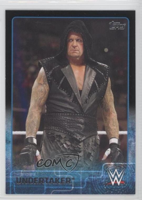 2015 Topps WWE Black Undertaker #83 0q0