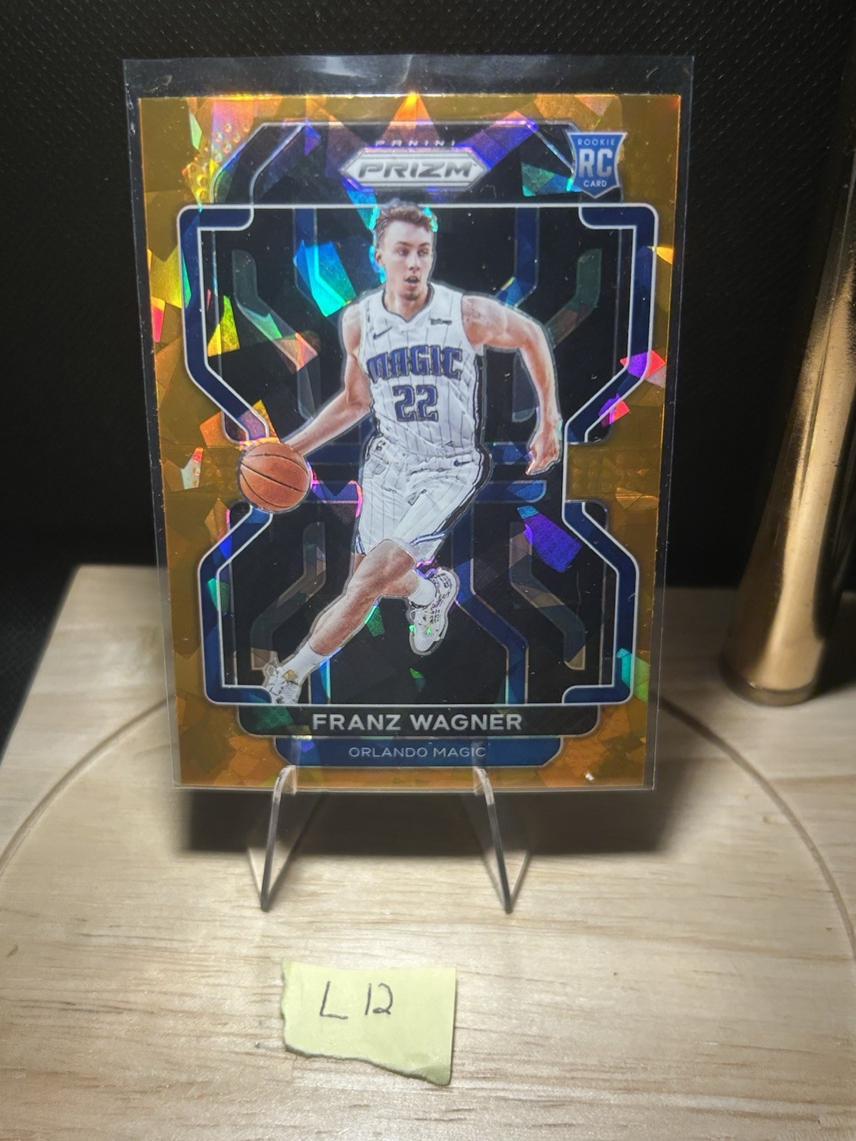 2021-22 Panini Prizm Orange Cracked Ice Franz Wagner Rookie #310