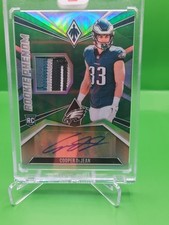 2024 Panini Phoenix - Rookie Phenoms Jersey Auto Cooper DeJean GREEN /25 - SSP