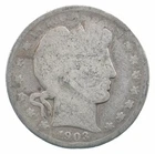 Better 1903 US Barber 90% Silver Half Dollar Coin Collection Set Break *821