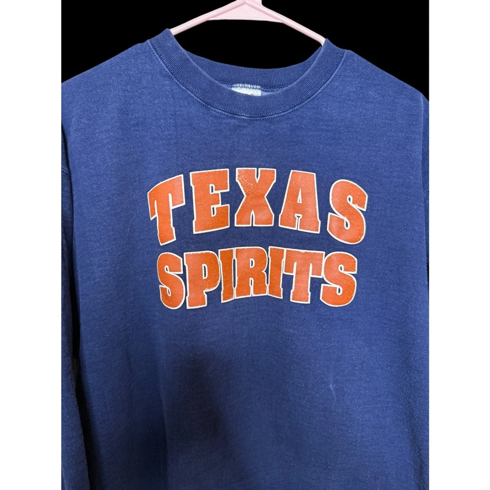 Пуловер мужской Texas Spirits Y2K 90-е Texas University одинарный стежок размер: L B10 - Изображение 2 из 4