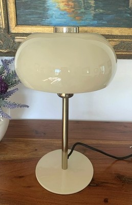 Tischlampe Art Deko Bauhaus Pilz Retro AURUM Lampe  Nachttischlampe Leuchte Neu