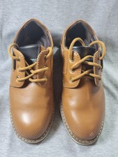 Boy's Casual Dress Oxford Comfort Uniform Formal Shoes Brown