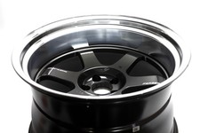 Volk TE37V MKII 18x10 -25/18x11 -30 5x100 Diamond Black (Staggered, Set of 4)
