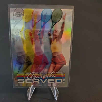 2024 Topps Chrome - Served! Victoria Azarenka #SER-VA