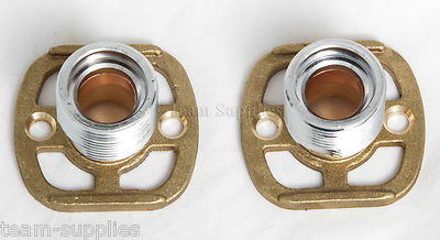 Aufputz Thermostat Duschstange Ventil Easy Fit Dusche Befestigungsset Paar EFK001