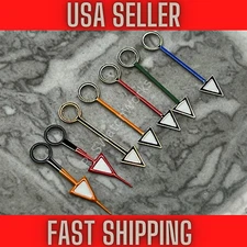 GMT Hand for Mod Fits Seiko NH34, 4R34, Seiko SSK, Green luminous -US SELLER