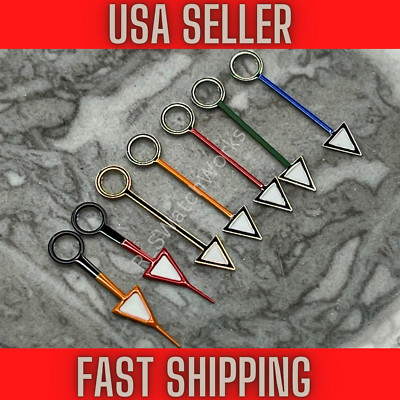 GMT Hand for Mod Fits Seiko NH34, 4R34, Seiko SSK, Green luminous -US SELLER