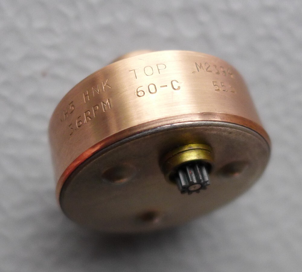 Telechron H-3 Style RPM Clock Motor Rotor Restored year