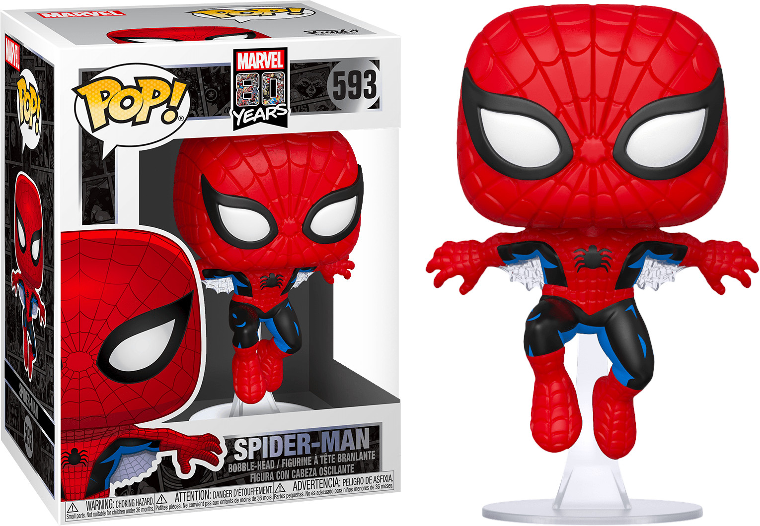 Thumbnail - Funko Pop - Marvel - 80th-first Appearance Spider-man - Neu & Ovp