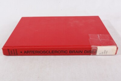 Arteriosclerotic Brain Disease, 1983 HC, Ex Lib, No Dust Jacket, G