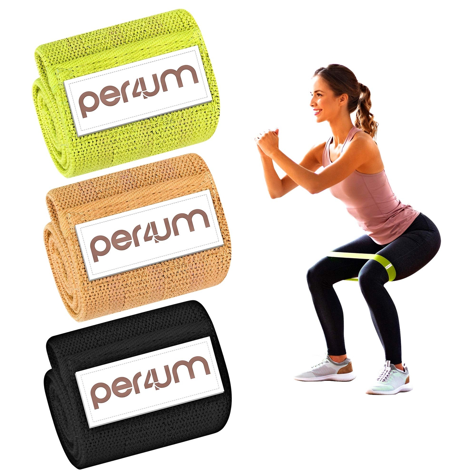 PER4UM Resistance Bands – Ultimate Pre-Party Fitness Gear | Durable and Versa...