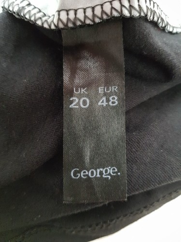 GEORGE Short Shift Dress Size 20 Multi Tribal Stretch Cap Sleeve Casual Summer - Picture 5 of 6