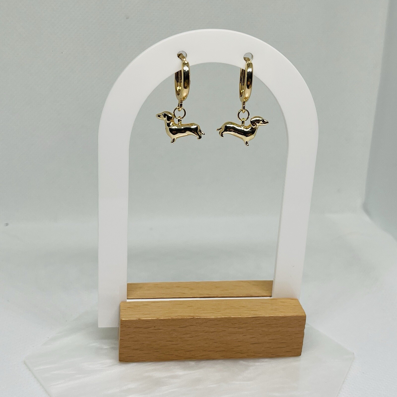 Sausage Dog Hoop Earring