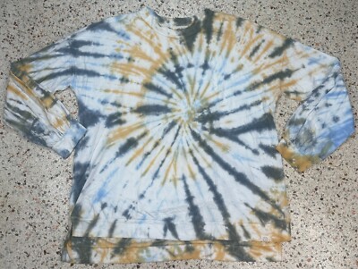 Organic Cotton Ces Femme Women's Long Sleeve Tie Dye Shirt Size Medium