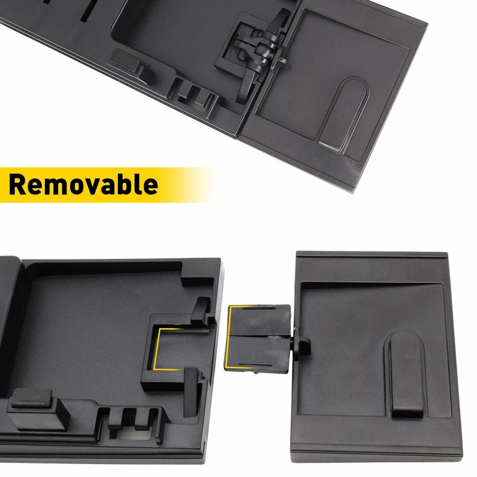 Espejo retrovisor coche triple pliegue panorámico gran angular HD extensor de espejo retrovisor Foto 4 de 4