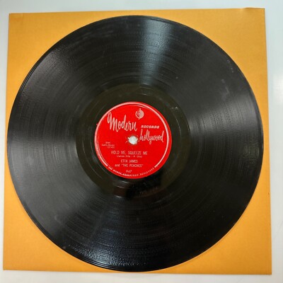 Hold Me Squeeze Me 78 RPM Record Etta James and The Peaches | eBay
