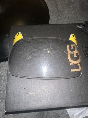 Oakley Visor with stickers and Nike lineman Gloves