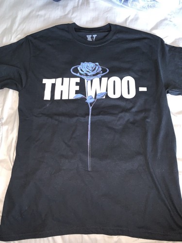 NUOVO in mano Pop Fumo x vlone la Woo T Shirt Grande autentica | eBay