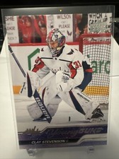 2023-24 Upper Deck Series 2 Clay Stevenson Capitals Young Guns Rookie #457