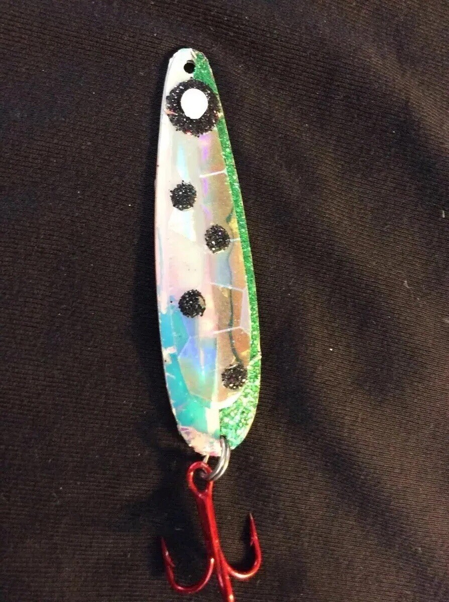High Percentage Salmon Trolling Spoon With Hyper Vis Tape Not Paint 4 3 ...