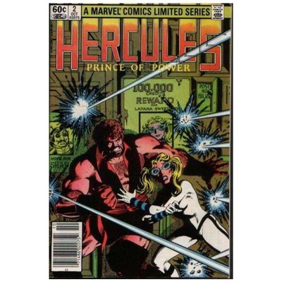 Hercules #2 Newsstand  - 1982 series Marvel comics Fine+ [e!