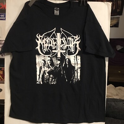 Marduk - Mens XL Vintage Black Metal T-Shirt [Heavy Metal Shirt