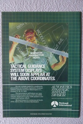 10/1983 PUB ROCKWELL AUTONETICS TACTICAL GUIDANCE SYSTEMS ICBM MISSILE AD