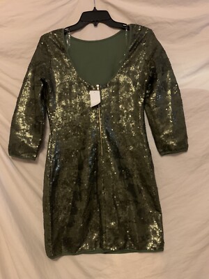 Shinestar Dark Forest green Sequin Dress Crystal Doll | eBay